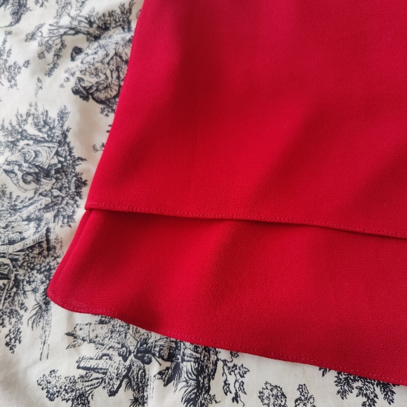 ❤️ red 🍒 Liz Claiborne A-line dress | size 10 - Picture 6 of 12